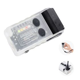 Rechargeable Keychain Flashlight, Mini LED Flashlight with 13 Lighting Modes, Portable Pocket Flashlight with Clip