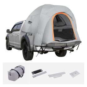 Truck Bed Tent, 5.5'-6' Pickup Truck Tent with Rain Layer and Carry Bag, Waterproof PU2000mm Double Layer Truck Tent for Camping