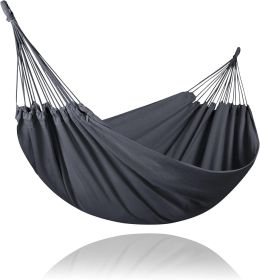 Portable Tree Hammock, Double Hammocks 2 Person with Outer Bag (size: Dark Gray   X-Large)