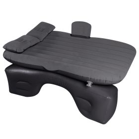 Car Air Mattress Bed Inflation Car Mattress Bed Portable Travel Camping Sleep Mat Car Inflation Bed For Trip (Color: Gray, size: One Size)